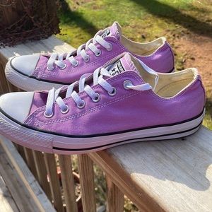 Converse Purple Low-Top Sneakers